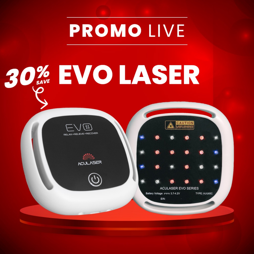 (PROMO LIVE) Evo Laser Alat Terapi Laser Portable Bantu Atasi Nyeri Sendi - Prostat - Otot Bengkak M