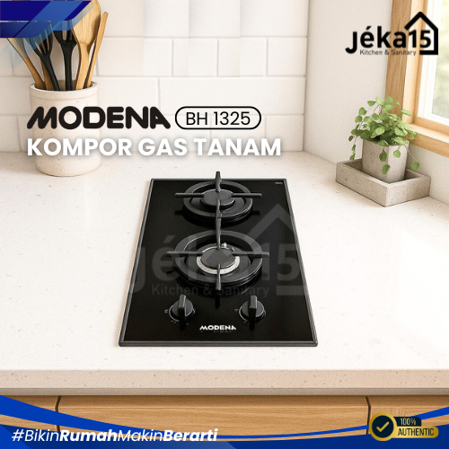 JEKA15 - Kompor Tanam Gas//Kompor Kaca//MODENA BH 1325