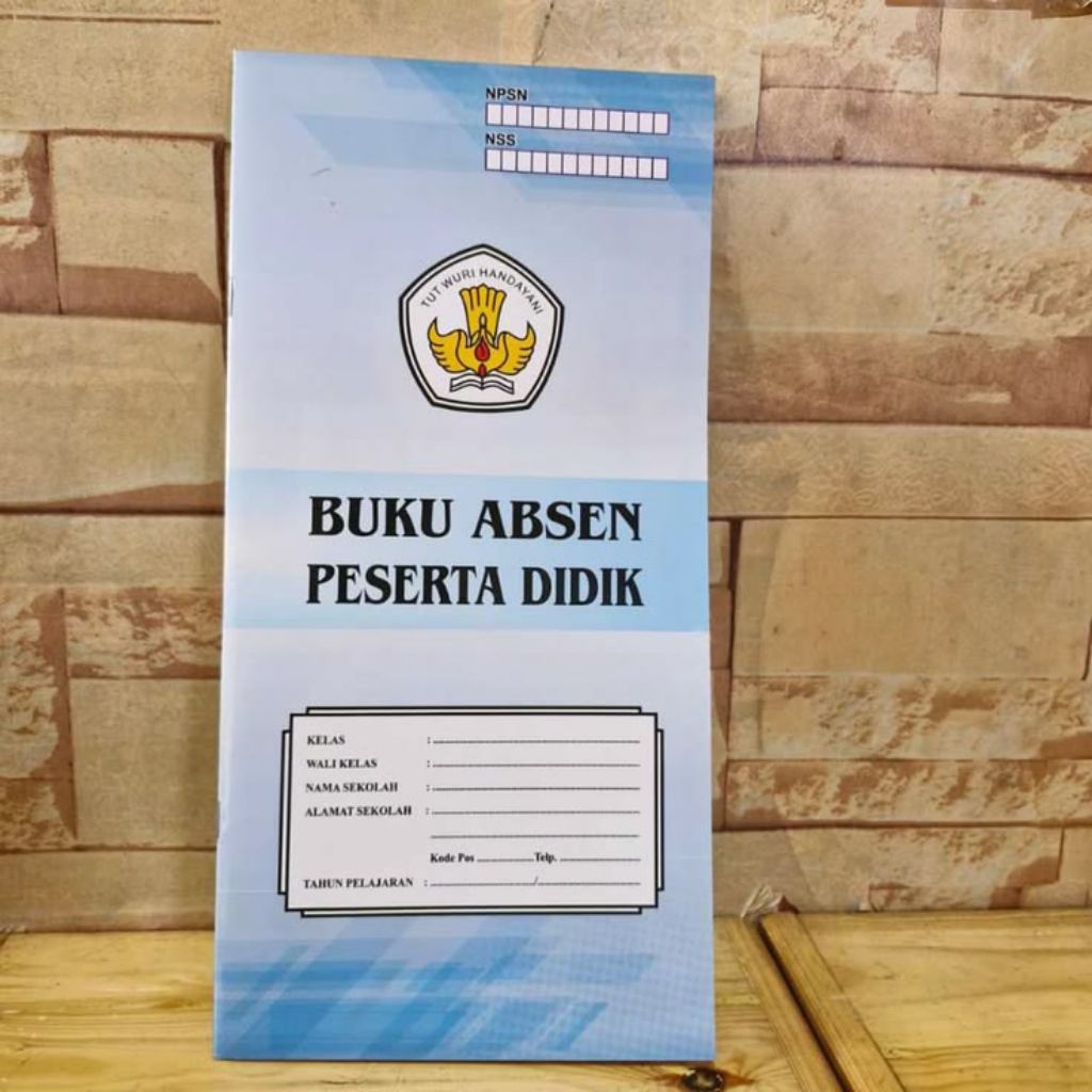 BUKU ABSEN SISWA CUSTOM