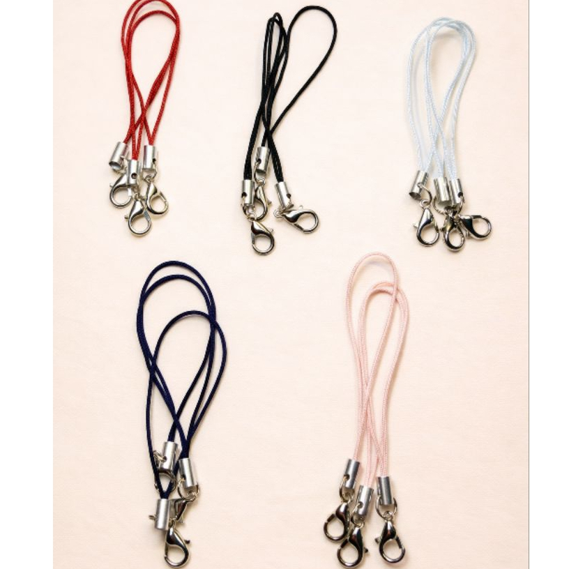 Tali Gantungan HP Pendek 10pcs kokot udang GantunganTali Gantungan Charm / Strap Gantungan Aksesoris