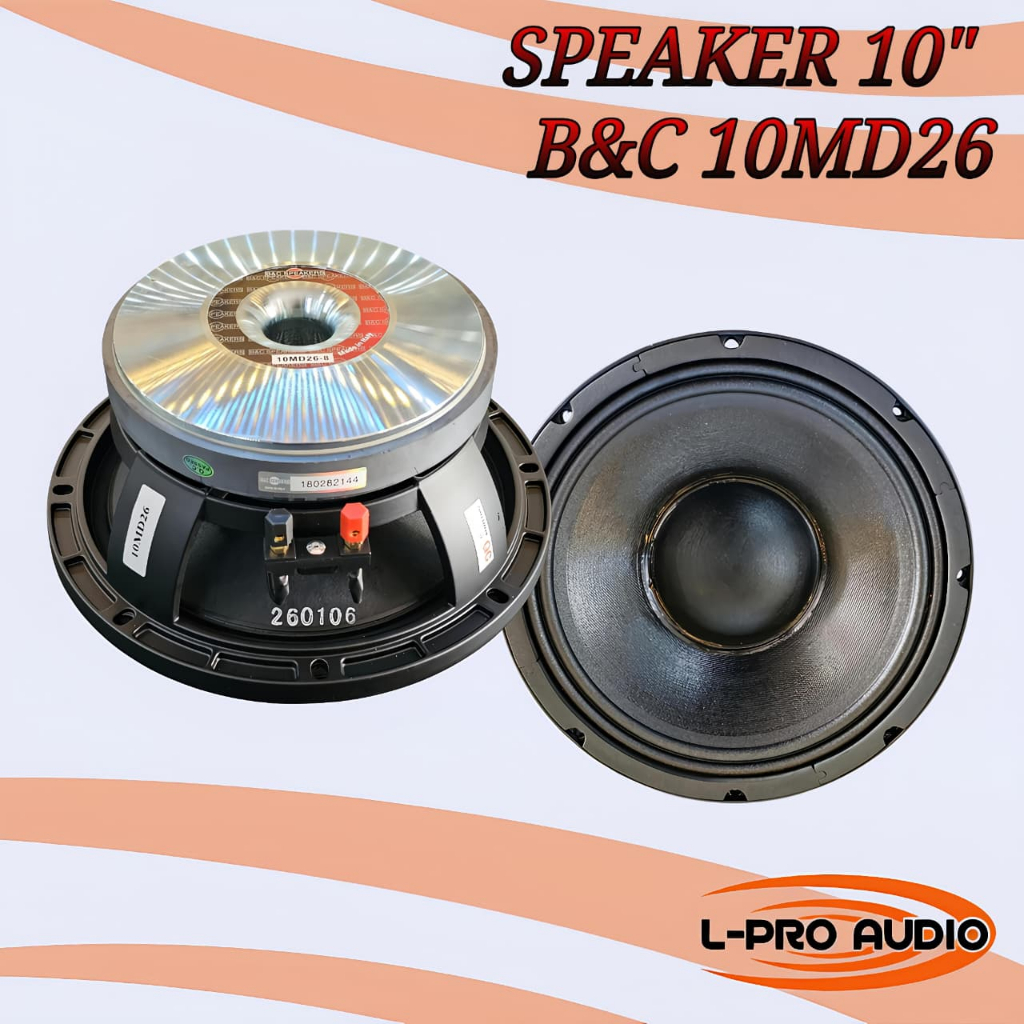 SPEAKER BNC 10MD26 10 INCH Komponen speaker BNC 10MD26