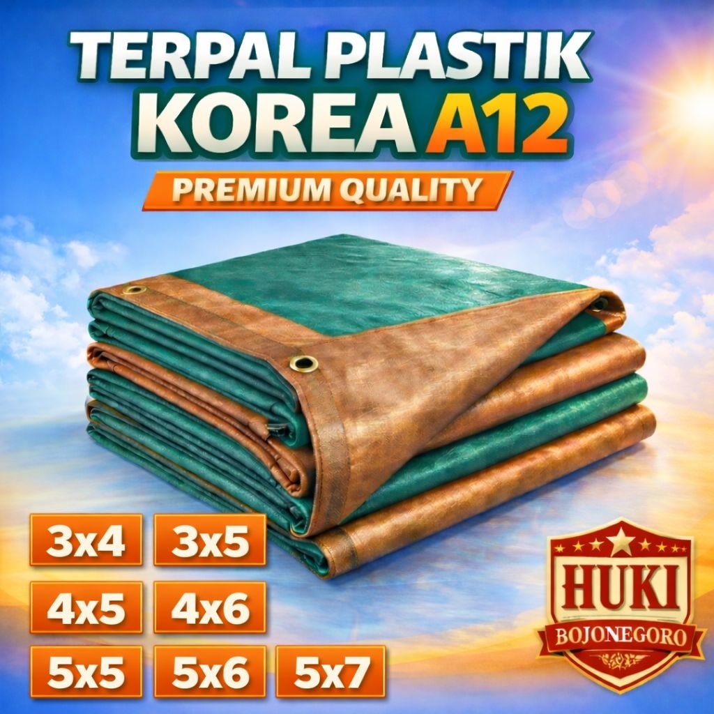 Terpal plastik Korea A8 A12 terpal tenda terpal premium terpal anti air terpal tebal