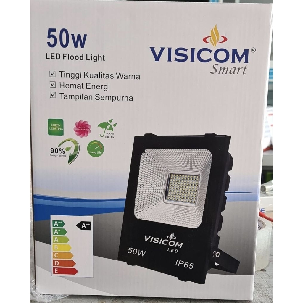 Lampu Flood Light LED 50W 50Watt Sorot Visicom Floodlight 50 Watt