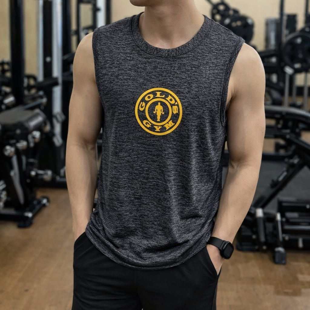 Singlet Tanktop Pria Olahraga Fitness Gym Sport