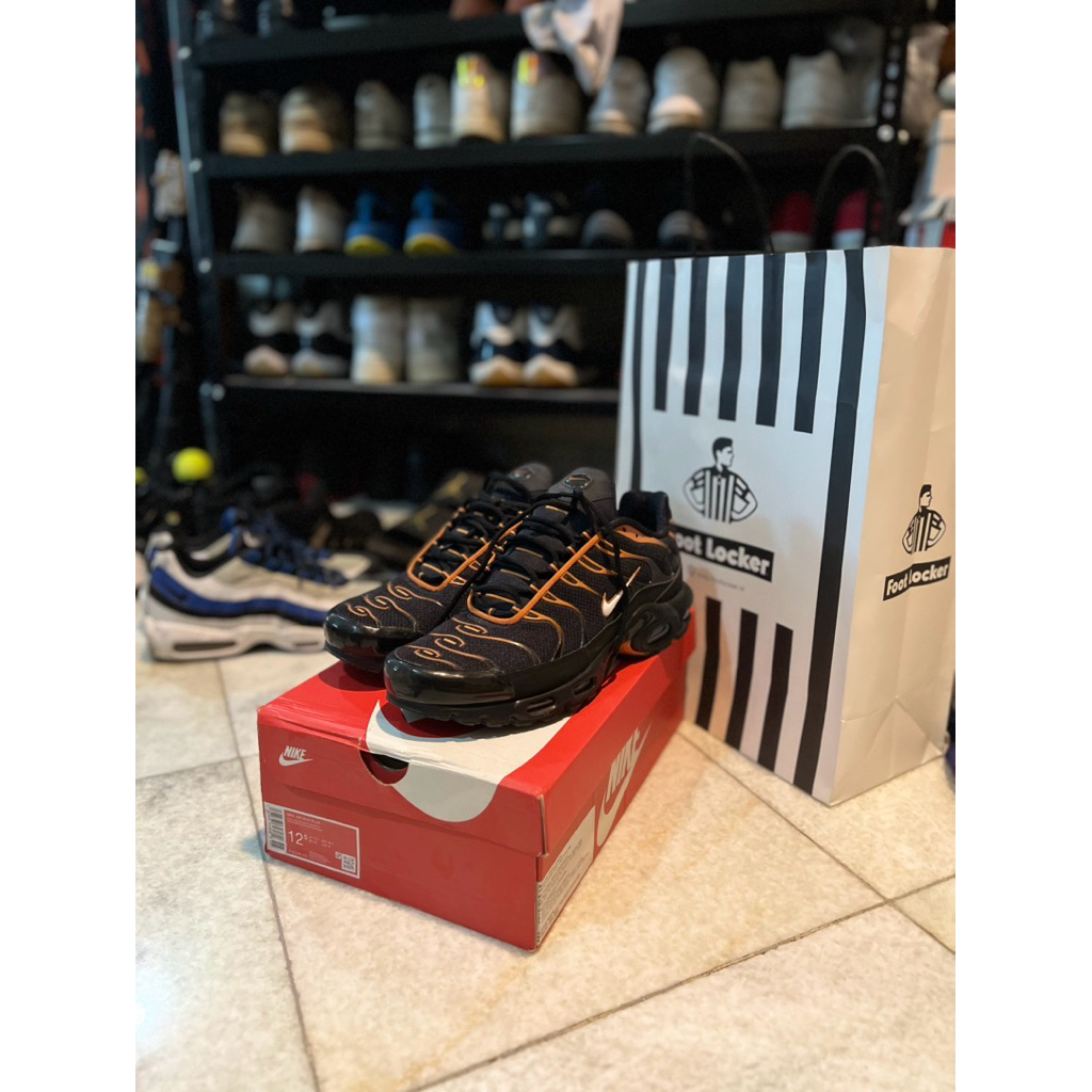 [PRELOVED] Nike Airmax Plus Tn Black Orange - ORIGINAL