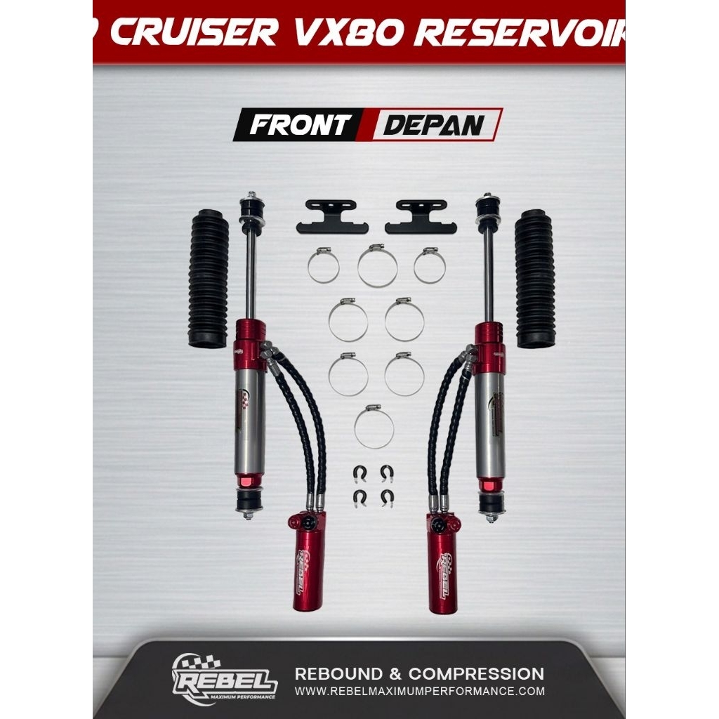 ShockBreaker Shock Rebel Reservoir Adjuster Toyota Land Cruiser LC VX 80