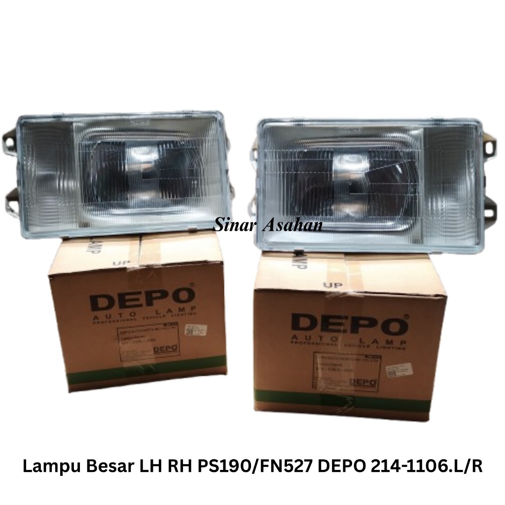 Lampu Besar PS190/FN527 214-1106L / 214-1106R DEPO