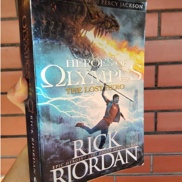 Rick Riordan Percy Jackson The Lost Hero Heroes of Olympus Book #1 Book Novel Fantasy Fiction Bahasa