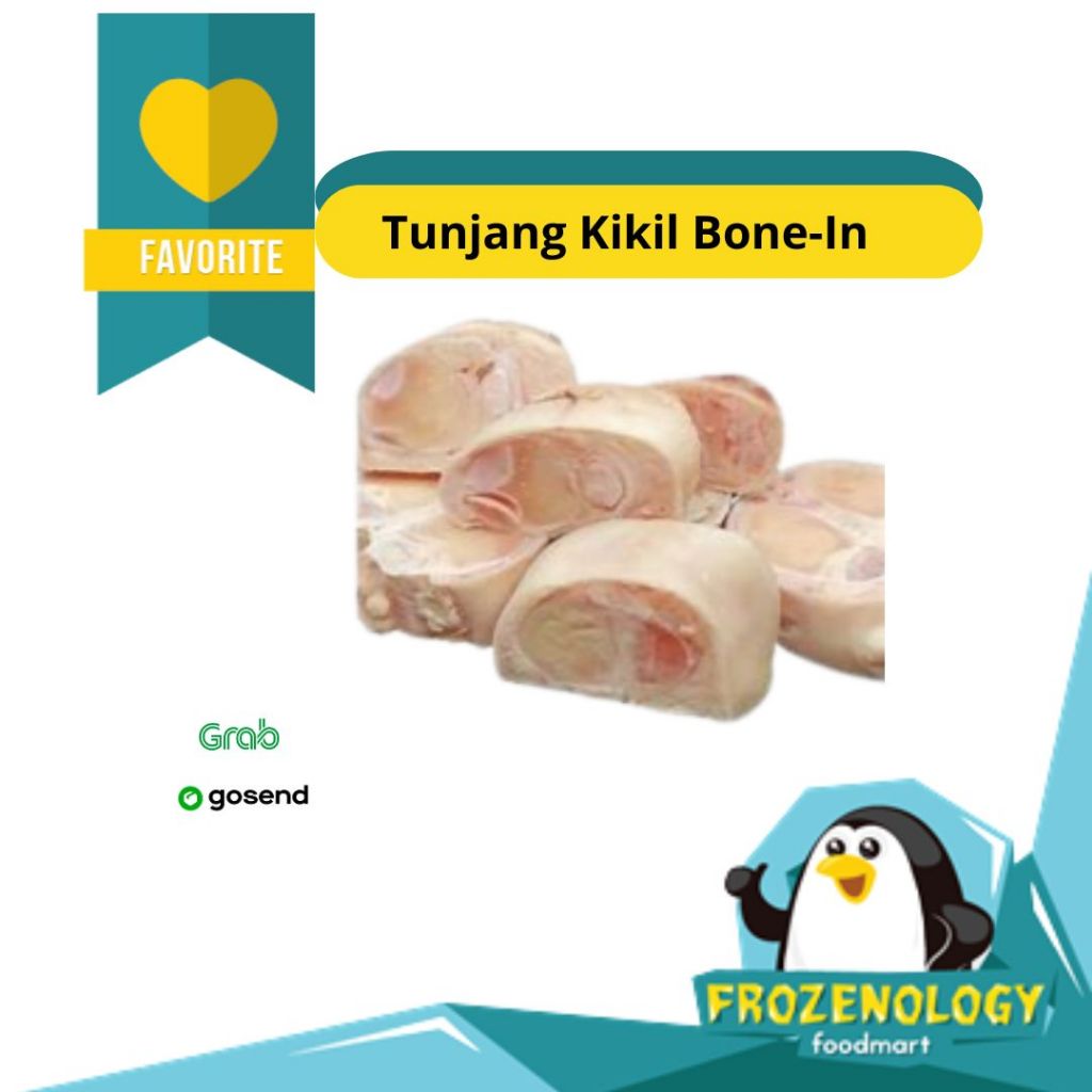 Tunjang Kikil Kaki Sapi Bone-In Siap Olah Terlaris Standart Resto Padang