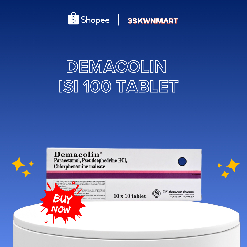 DEMACOLIN TABLET ISI 100 PER BOX