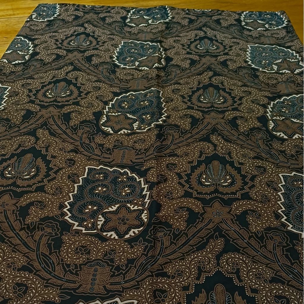 kain batik katun premium motif bokor mas