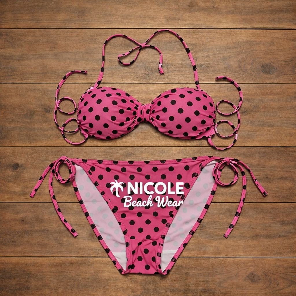 [NICOLE] Bikini Sexy Bikini Pantai Bsku Renang Wanita Bikini Tali