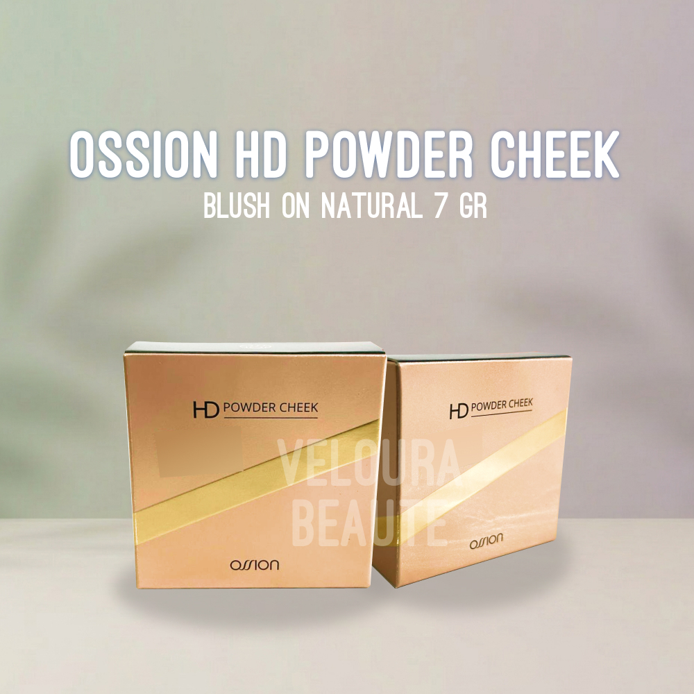 ( Jutanhak ) Ossion HD Blush On ( 7 gr ) Rosy Pink Powder Cheek Natural