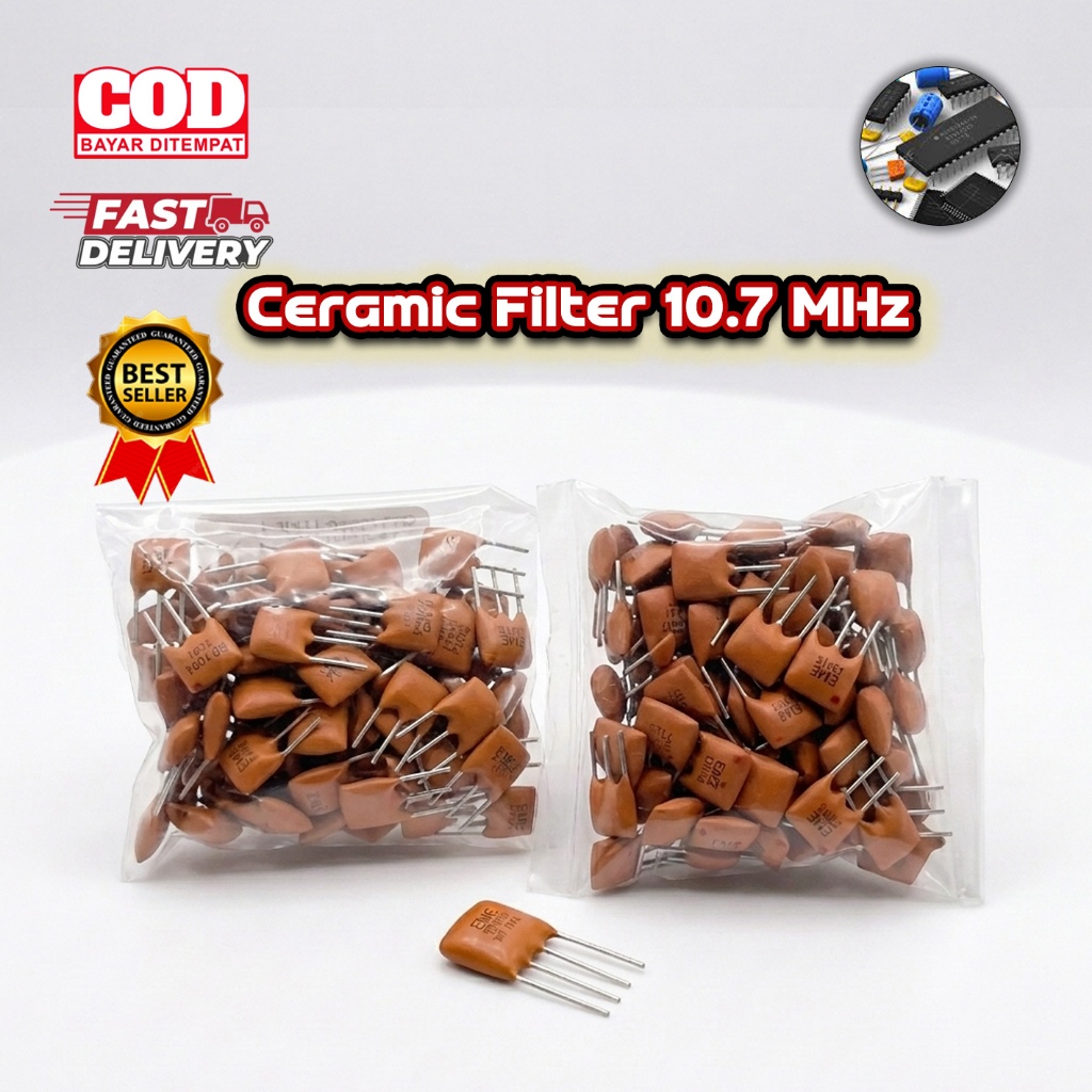ceramic  filter 10.7 mhz 3pin cf 3 pin 10,7 cf 3pin