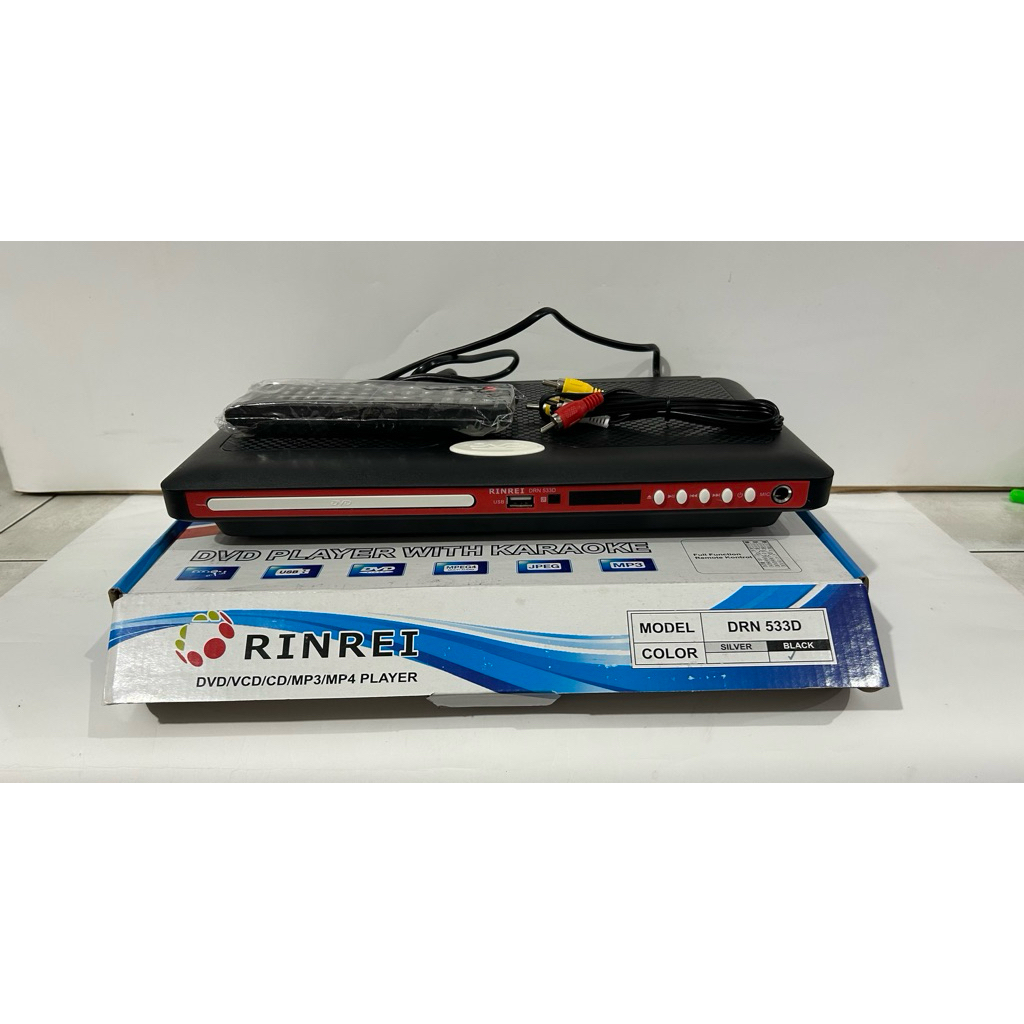 DVD / DVD PLAYER / DVD RINREI / DVD VCD CD