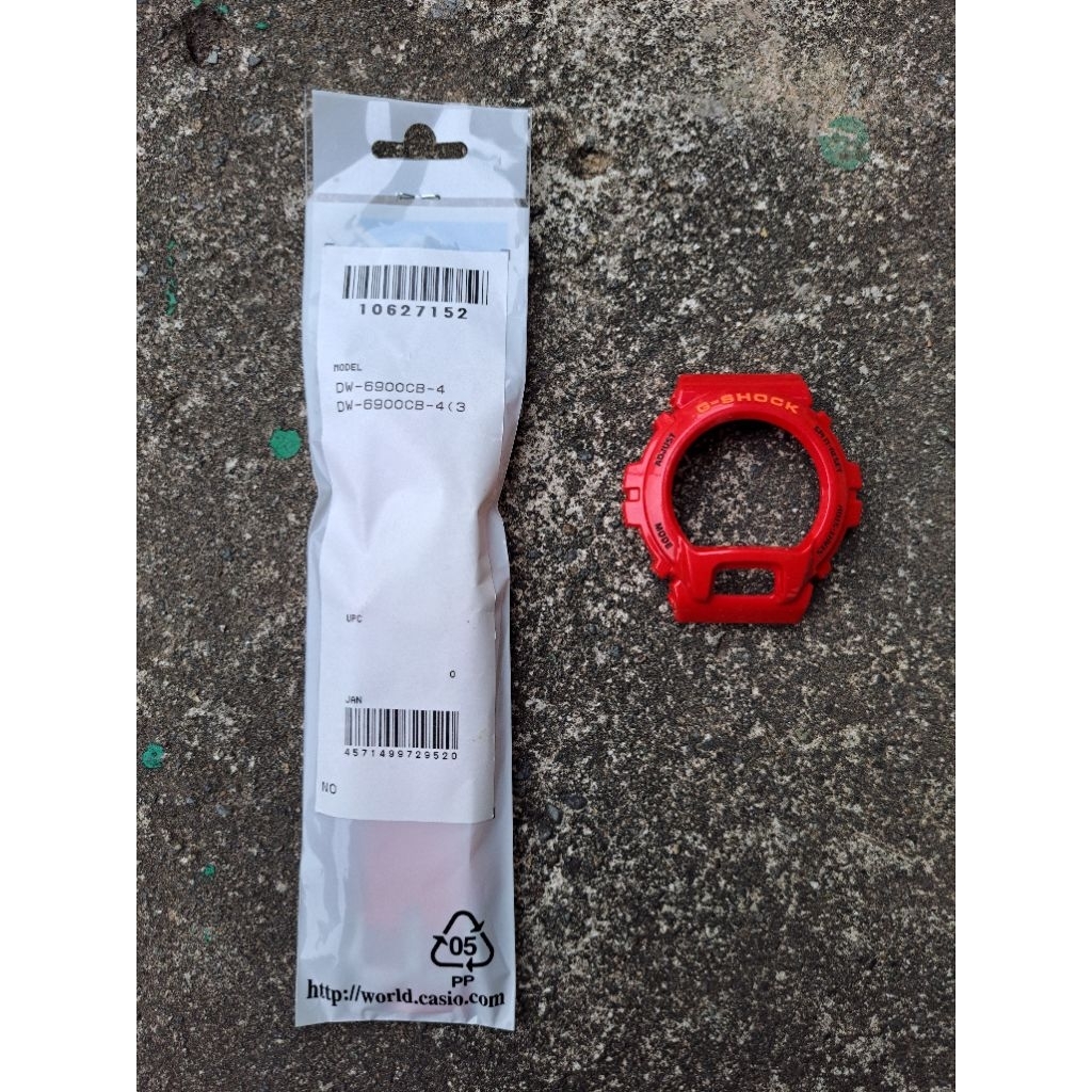 CASIO G SHOCK DW 6900CB4 BEZEL DAN STRAP ORIGINAL DW6900