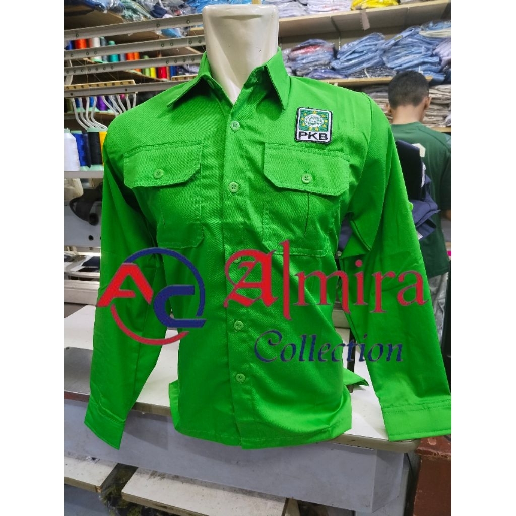 kemeja partai PKB terbaru seragam partai PKB terbaru baju partai PKB terbaru