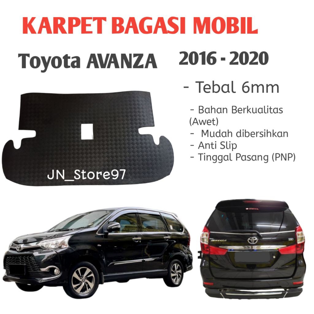 KARPET BAGASI AVANZA NEW 2016 - 2020 - KARPET BAGASI AVANZA