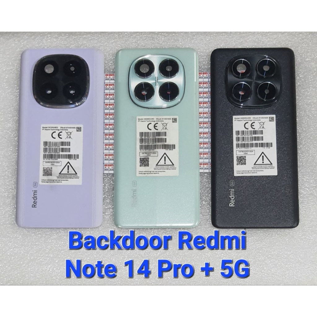 Backdoor Redmi Note 14 Pro 5G Original