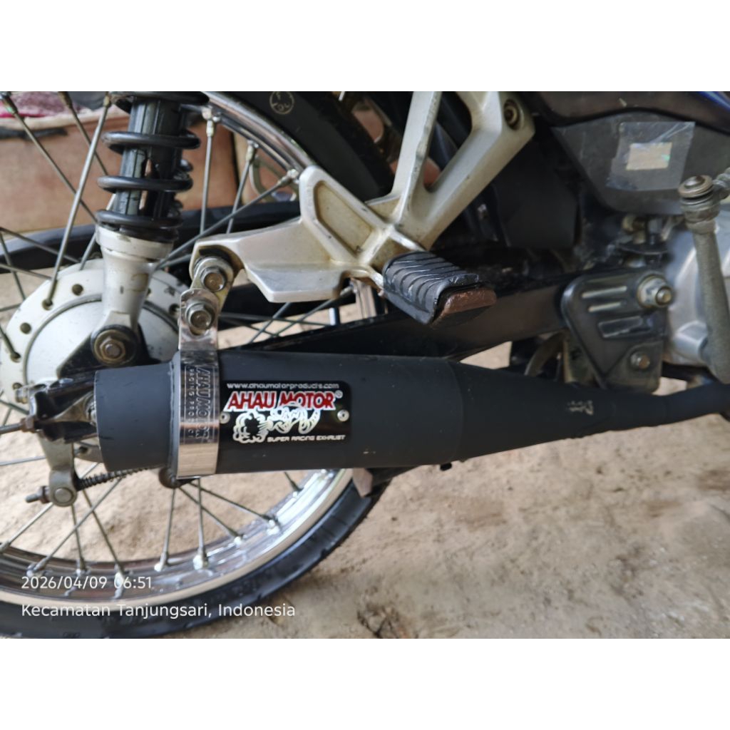 knalpot ahau motor Supra x 125, Revo abs