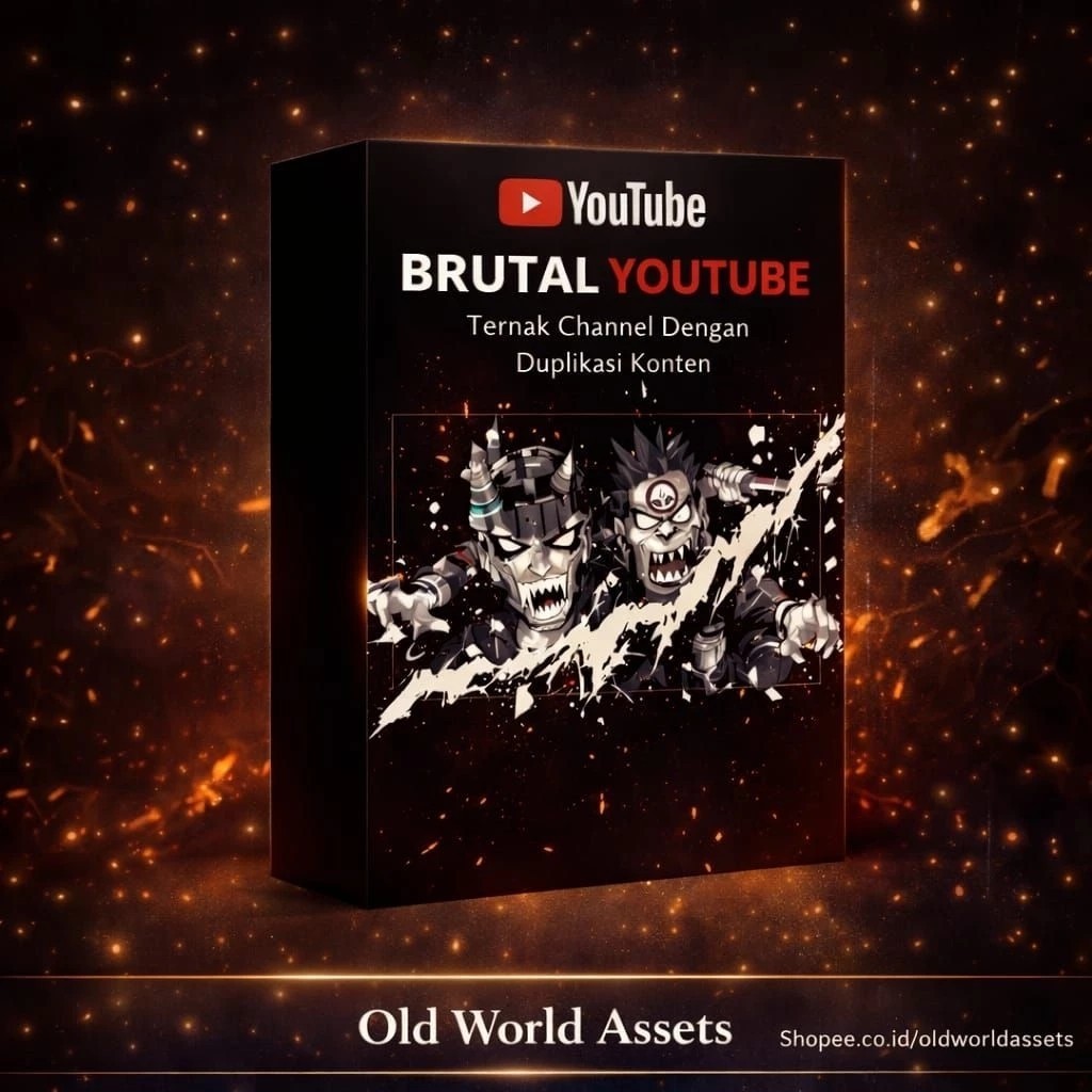BRUTAL YOUTUBE - Ternak Channel Dengan Duplikasi Konten - Buat Upload Monetisasi Repeat- (bahasa Ind