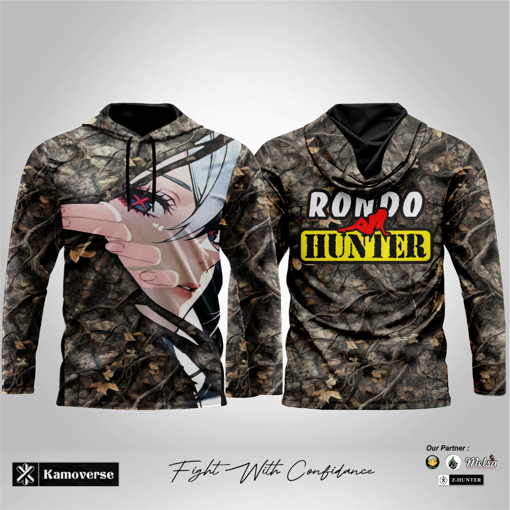 KAMOVERSE JERSEY BERBURU BAJU CAMO RONDO HUNTER BISA CUSTOM NAMA LOGO