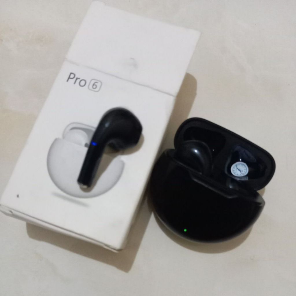 Headset bluetooth Pro 6 bekas belum lama pakai