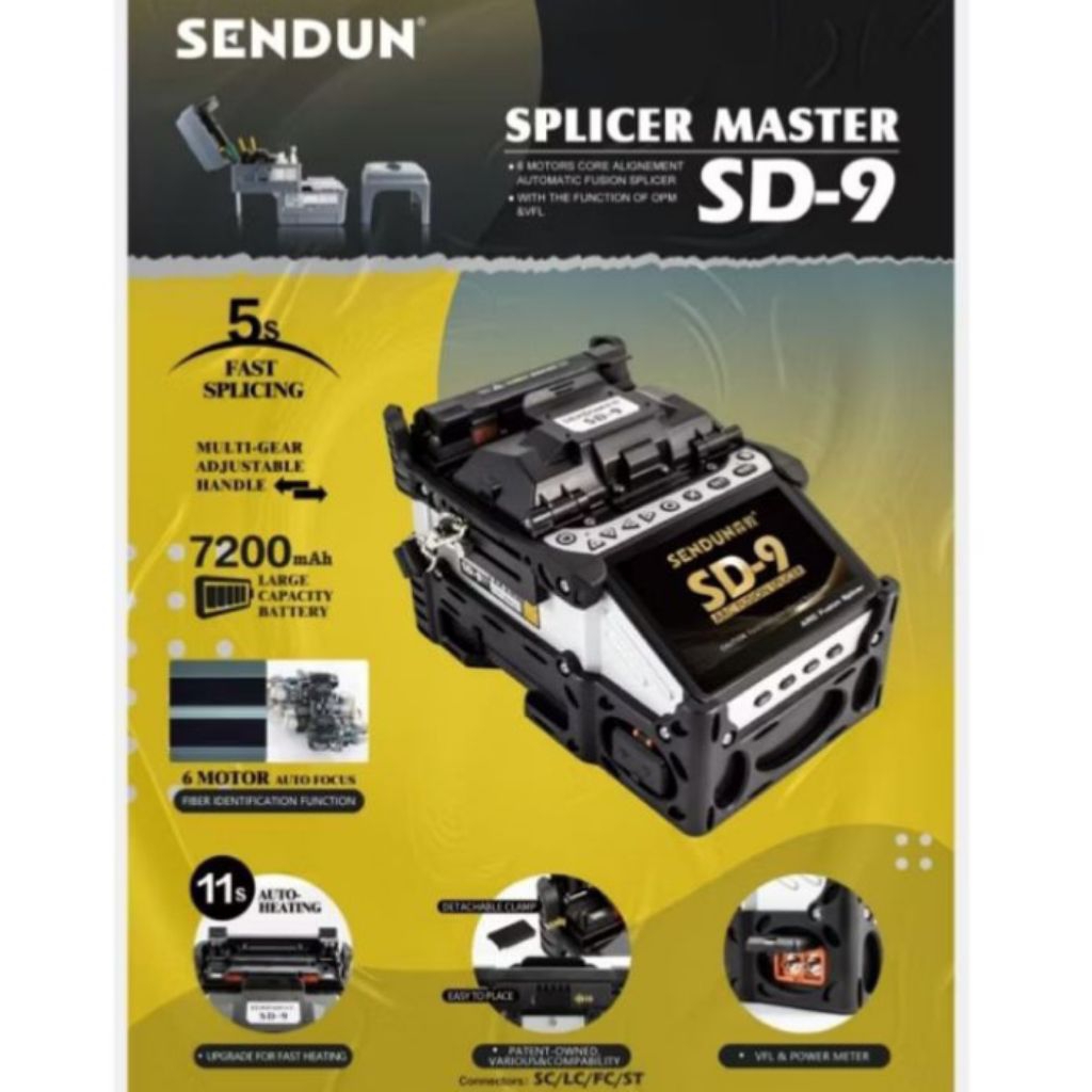 fusion splicer SENDUN SD-9/SPLICER SENDUN SD-9 BACKBONE 6 MOTOR