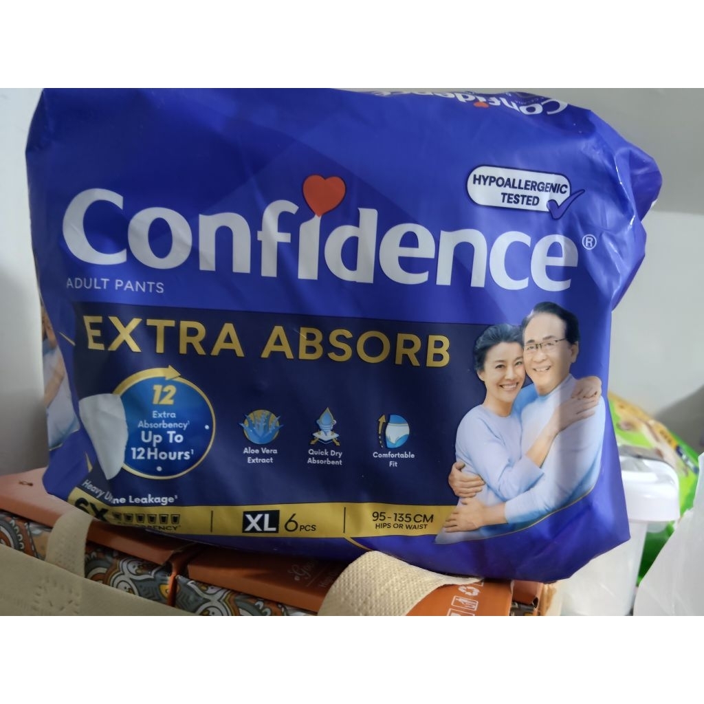 pampers dewasa lansia confidence xl 6
