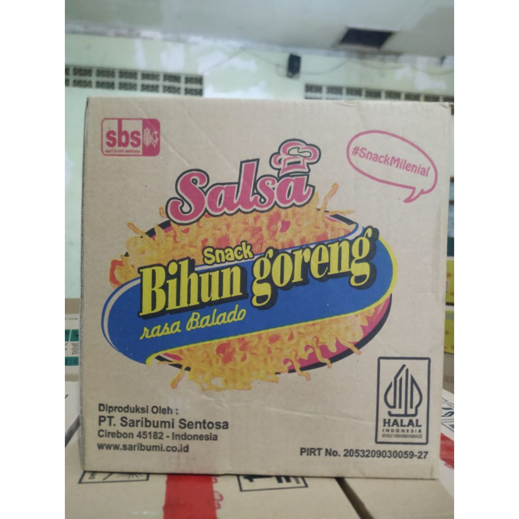 SNACK SALSA BIHUN GORENG RASA BALADO 1 DUS