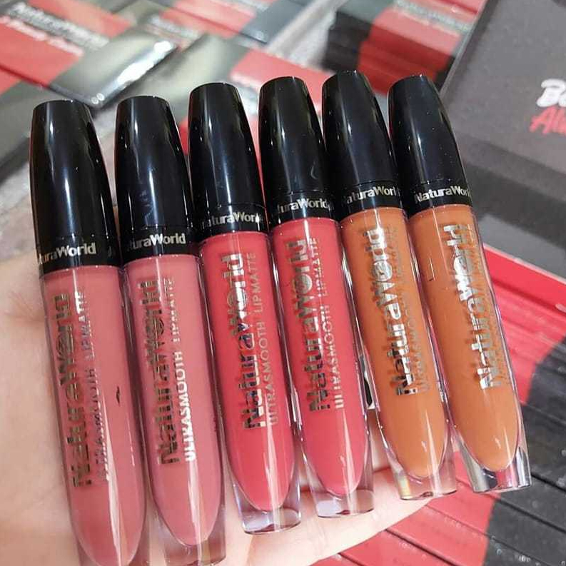 LIPMATTE NATURAWORLD / LIPSTIK NATURA WORLD ORIGINAL DENGAN KEMASAN BARU BPOM