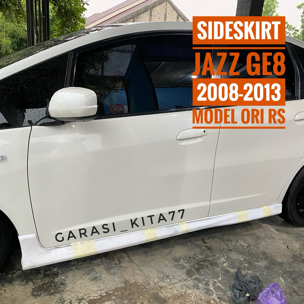 Side skirt Jazz Ge8 2008 - 2013 Model Ori RS