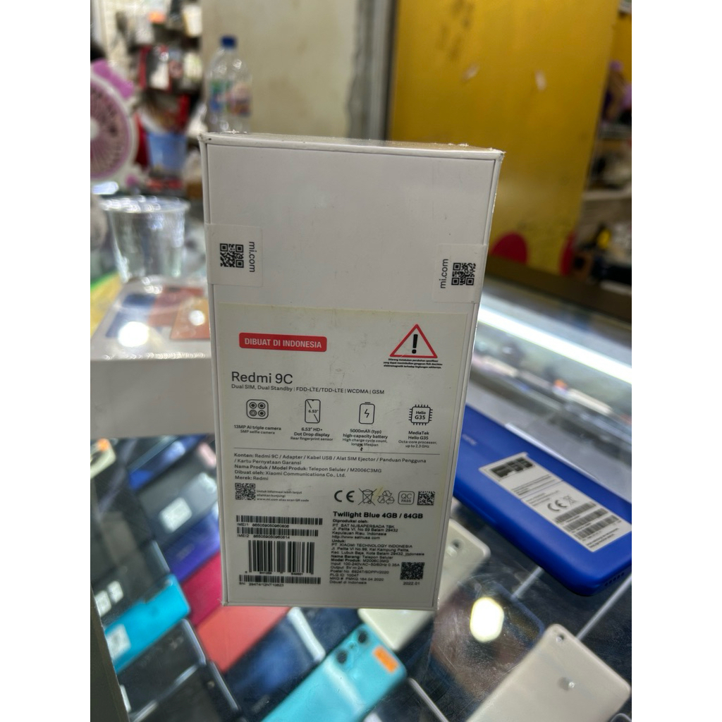 Hp fake Gps Absen Kantor PNS Redmi 9c 4/64 BEKAS