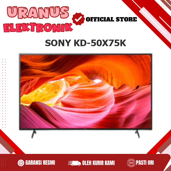 SONY KD-50X75K SMART TV 50INCH TV LED 4K UHD ANDROID SERI TERBARU TV