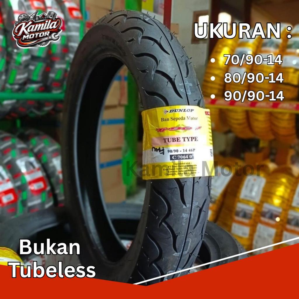 Ban Motor Dunlop TT901 Ring 14 70/90 -14 80/90 -14 90/90 -14 (BUKAN BAN TUBELESS) vario mio beat var