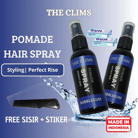Pomade Spray / Pomade Cair Rambut Pria The Clims Bubblegum