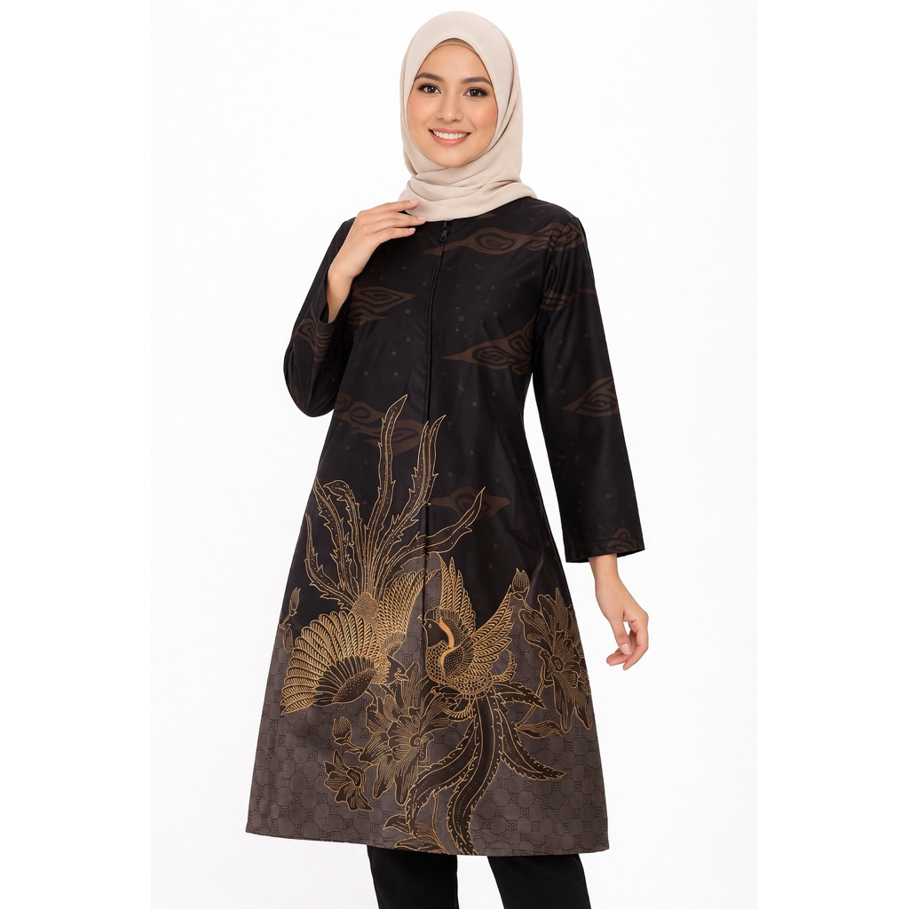 BATIK TUNIK WANITA, BATIK WANITA HITAM, BATIK WANITA FURING, BATIK WANITA JUMBO
