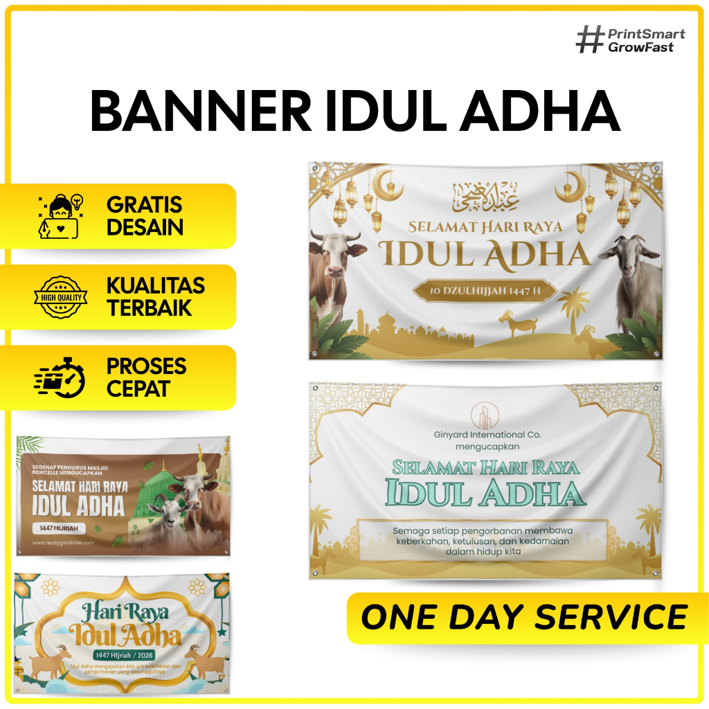 Cetak Banner Qurban Spanduk Idul Adha Aqiqah Free Desain Custom