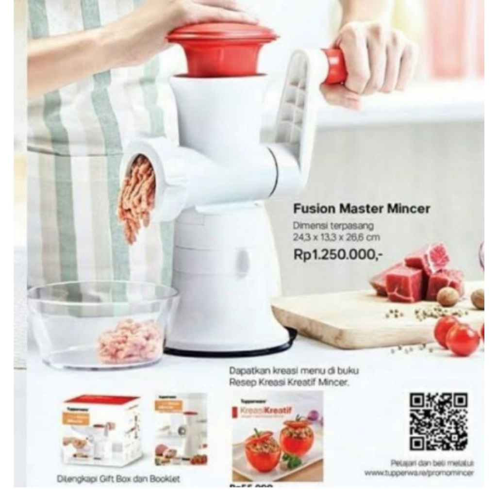 MINCER TUPPERWARE FULLSET NEW