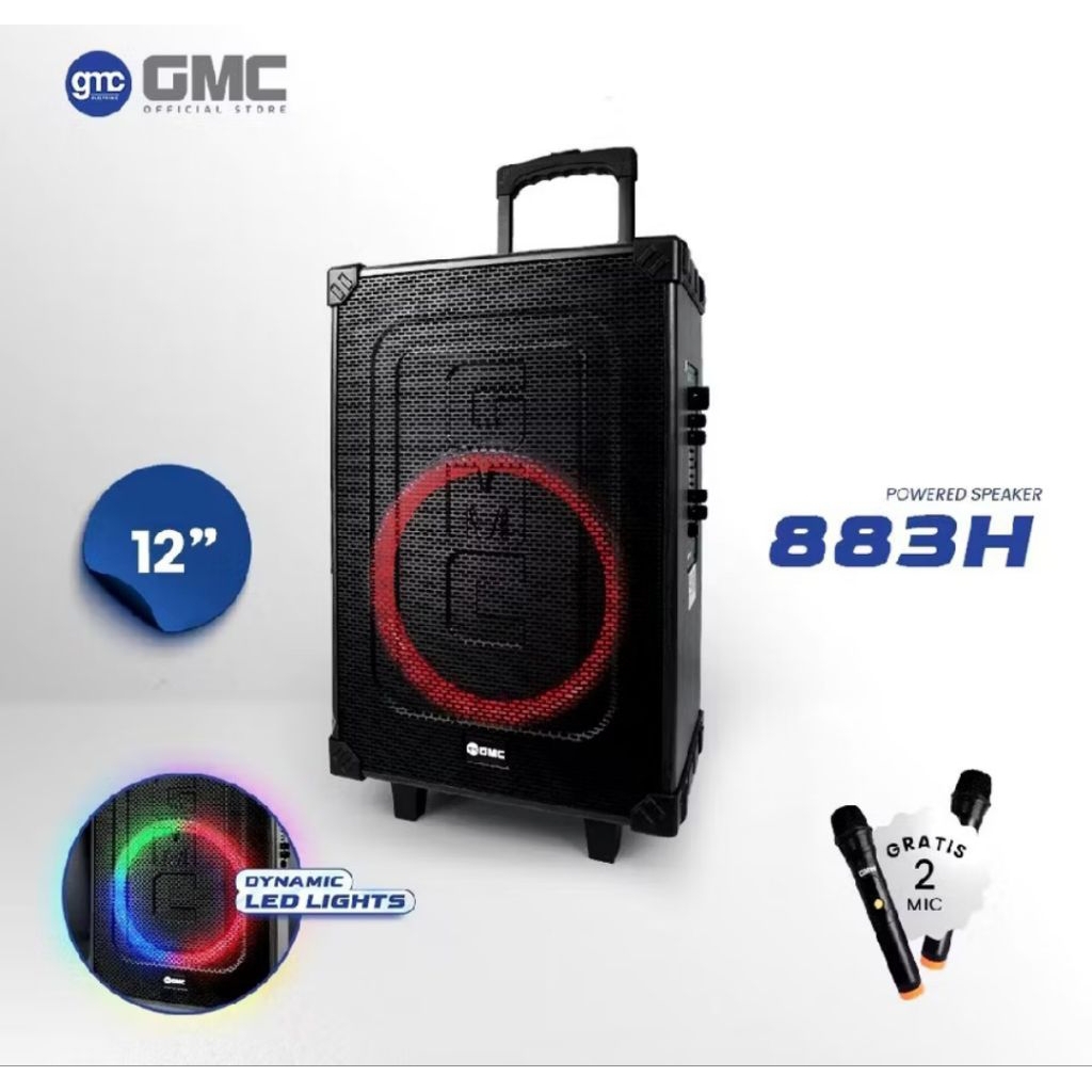 speaker gmc 12inch mic 2 speaker gmc 883H