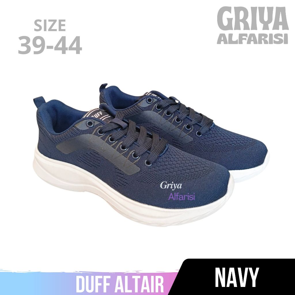 GRIYA ALFARISI-[BISA COD] Sepatu Sneakers DUFF ALTAIR Running Pria