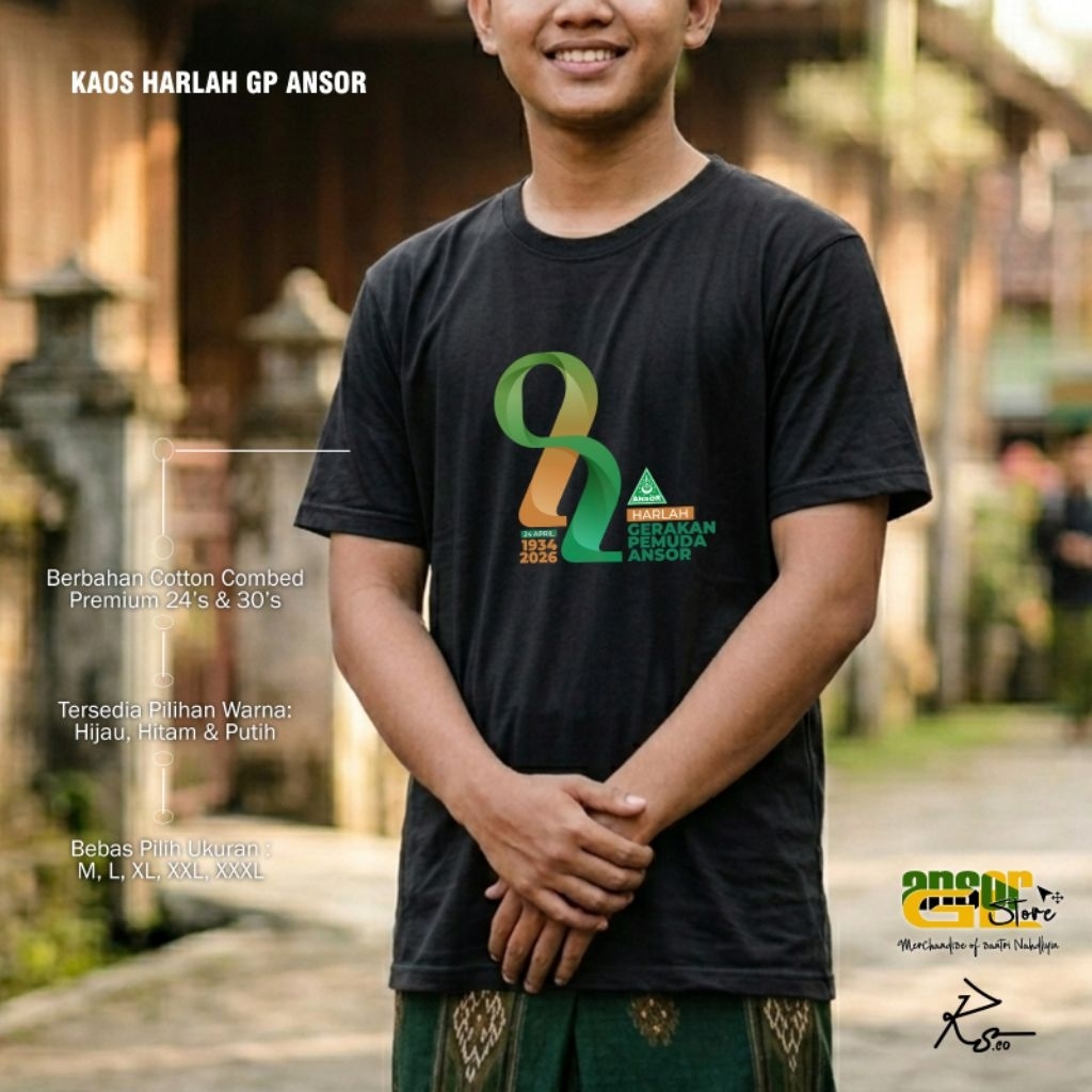 KAOS HARLAH GP ANSOR