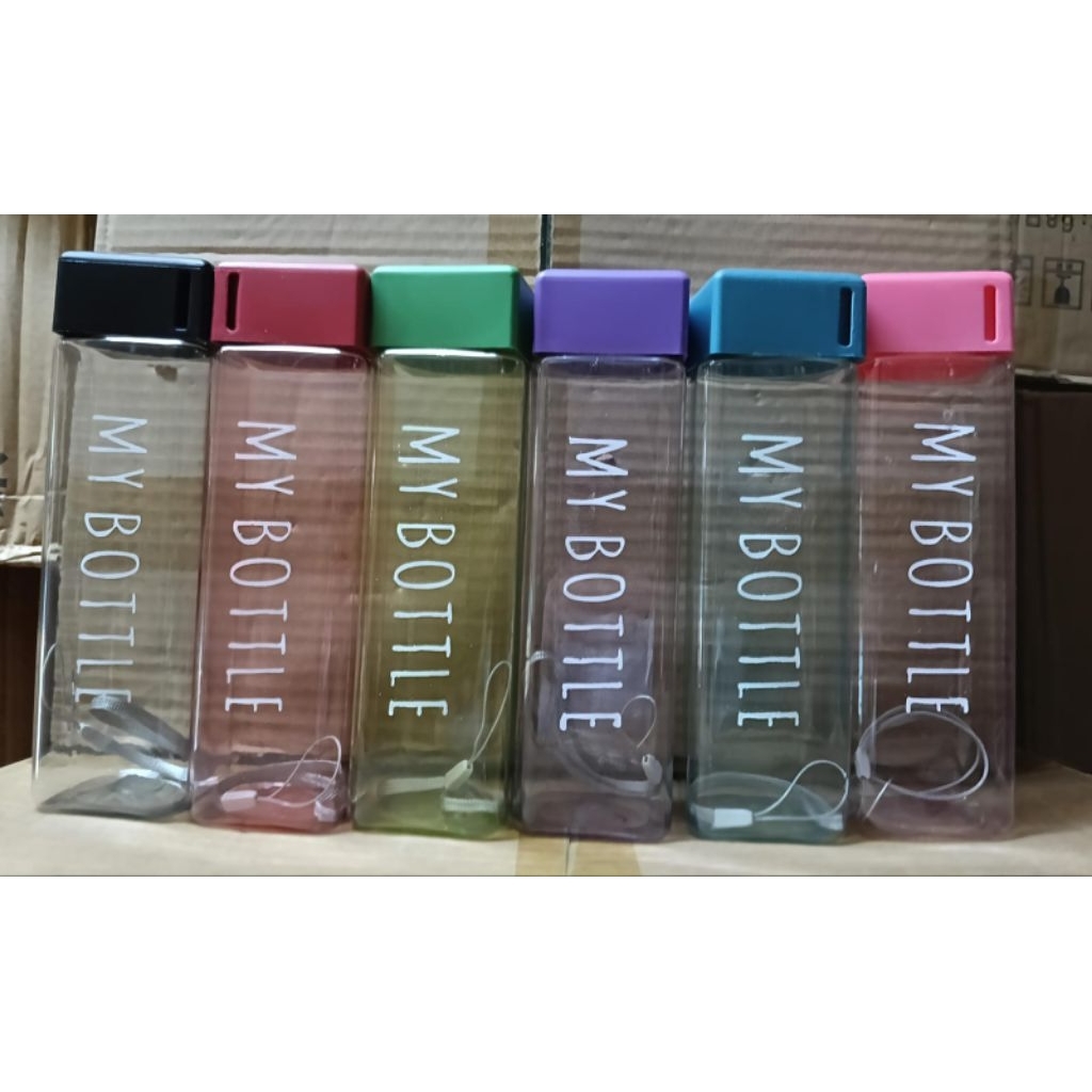 /BOTOL MINUM PLASTIK MY BOTLE KOTAK/