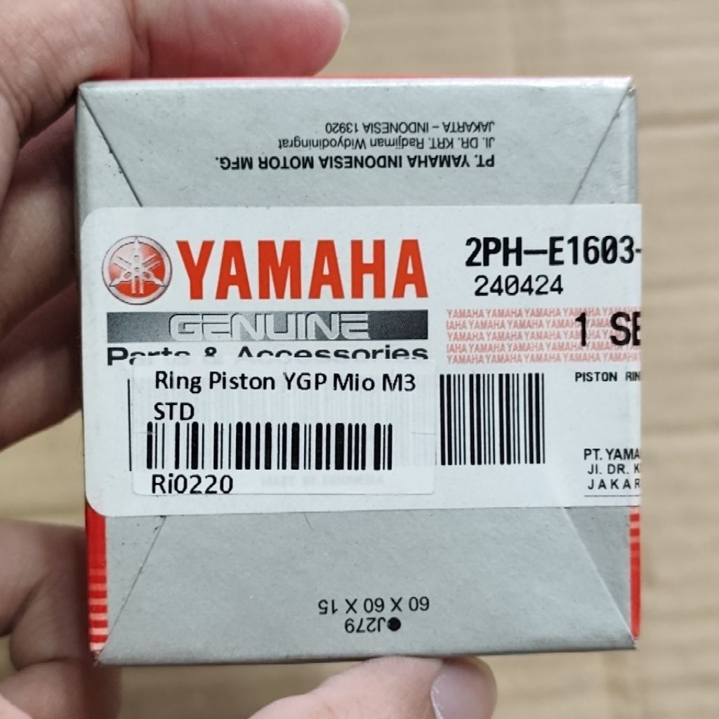 PISTON RING SET / RING PISTON SET MIO M3 MIO Z S / 2PH-E1603-10