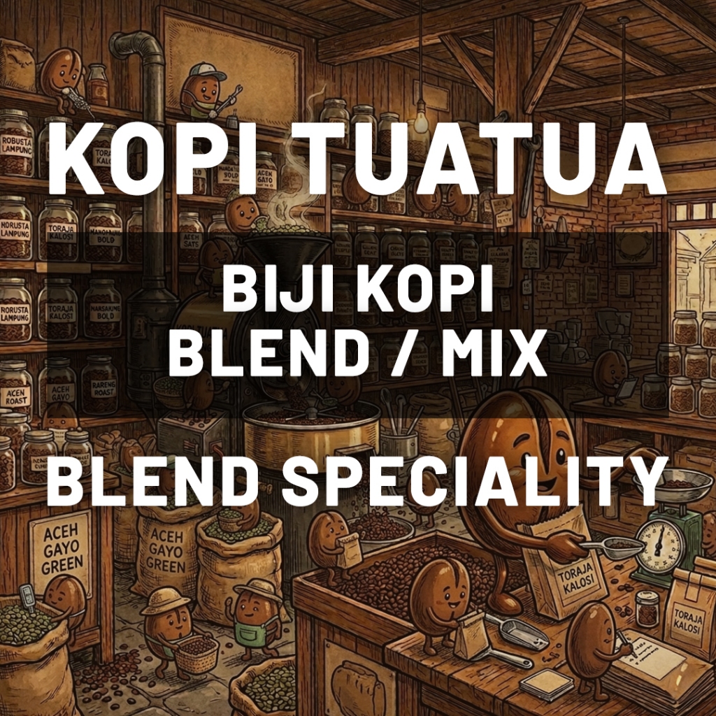 BLEND SPECIALITY - BIJI KOPI 1 kilo - KOPI TUATUA