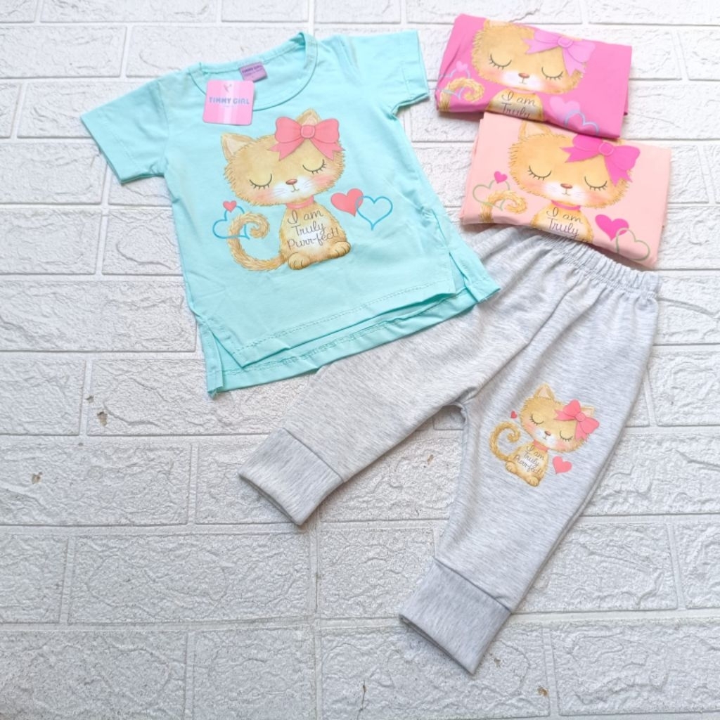 Setelan timmy girl sml apl/sablon