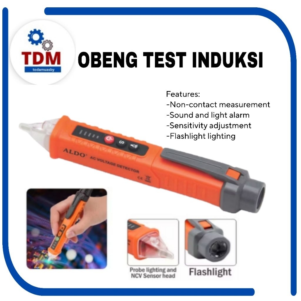 OBENG TEST INDUKSI / TESPEN ELEKTRIK /TESPEN BUNYI ALDO