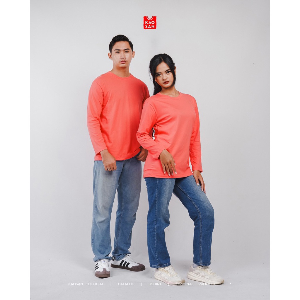 KAOS POLOS PEACH - KAOS POLOS PRIA DAN WANITA - KAOSAN OFFICIAL