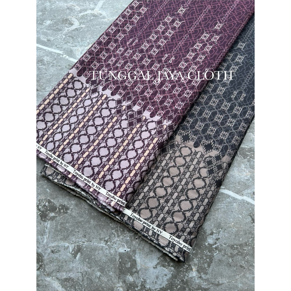 KAIN TOYOBO PRINT || KAIN TOYOBO MOTIF || KAIN MOTIF