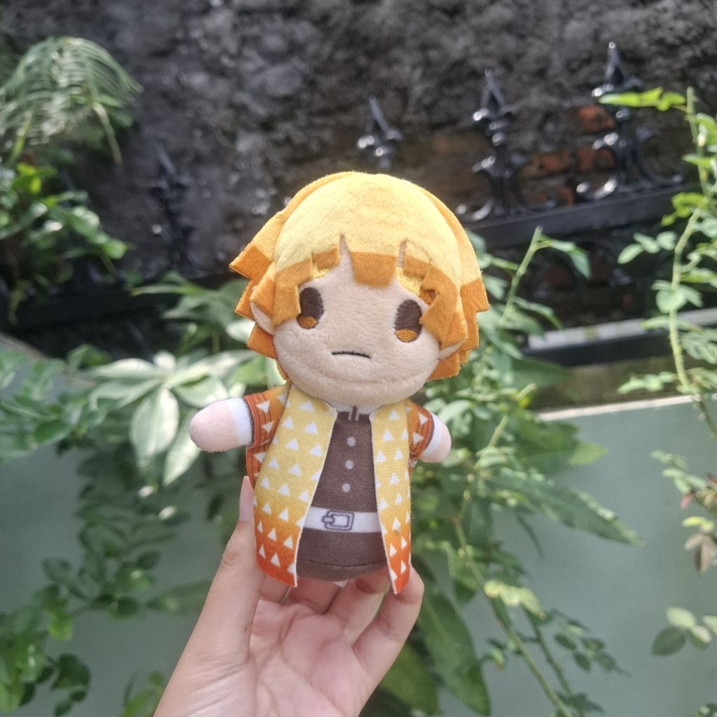 Boneka Anime Plush Potetto Demon Slayer Kimetsu no Yaiba Agatsuma Zenitsu